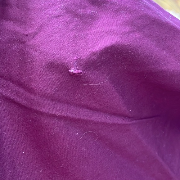 Better homes and gardens flawed dark purple thick cotton polyester top sheet OS - Picture 15 of 16